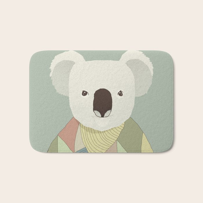 Whimsical Koala II Bath Mat Gallery Image 1