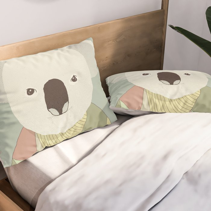 Whimsical Koala II Pillow Sham Gallery Image 2