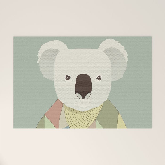 Whimsical Koala II Welcome Mat Gallery Image 1