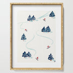Little Skiers Serving Tray Gallery Image 1
