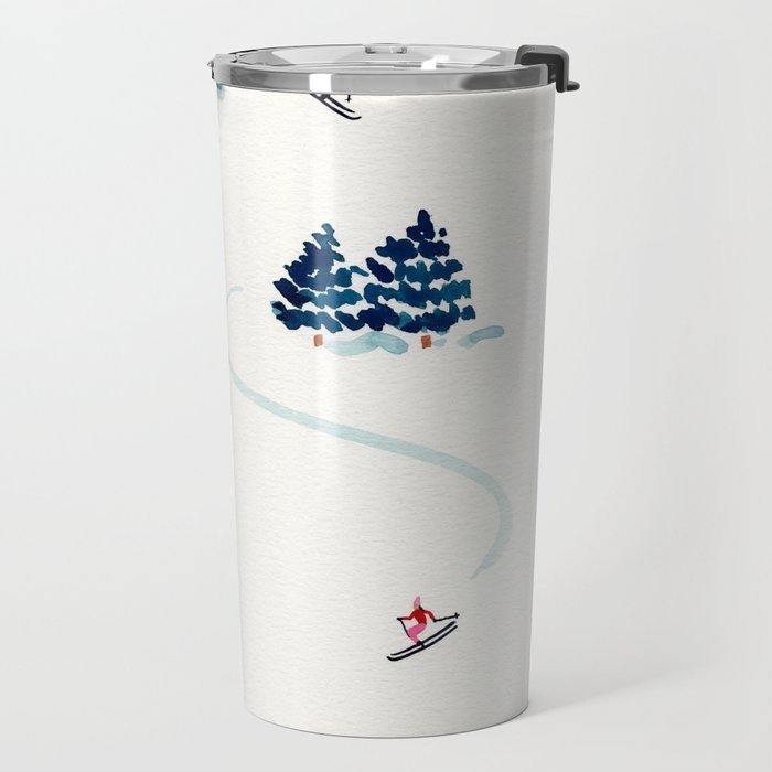 Little Skiers Travel Mug Gallery Image 2