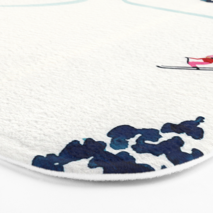 Little Skiers Bath Mat Gallery Image 3