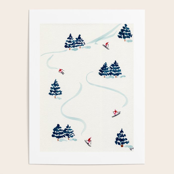 Little Skiers Poster Gallery Image 4