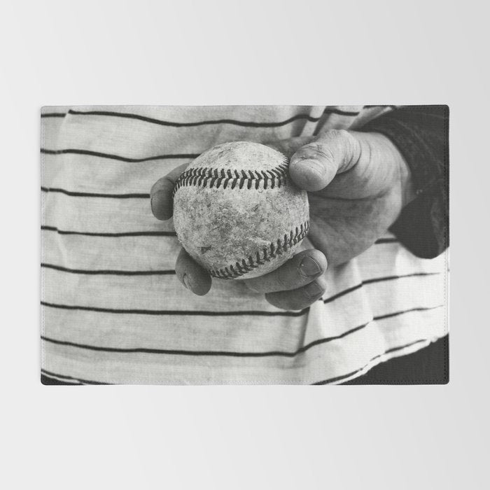 Grip on Vintage Baseball Rug Gallery Image 2