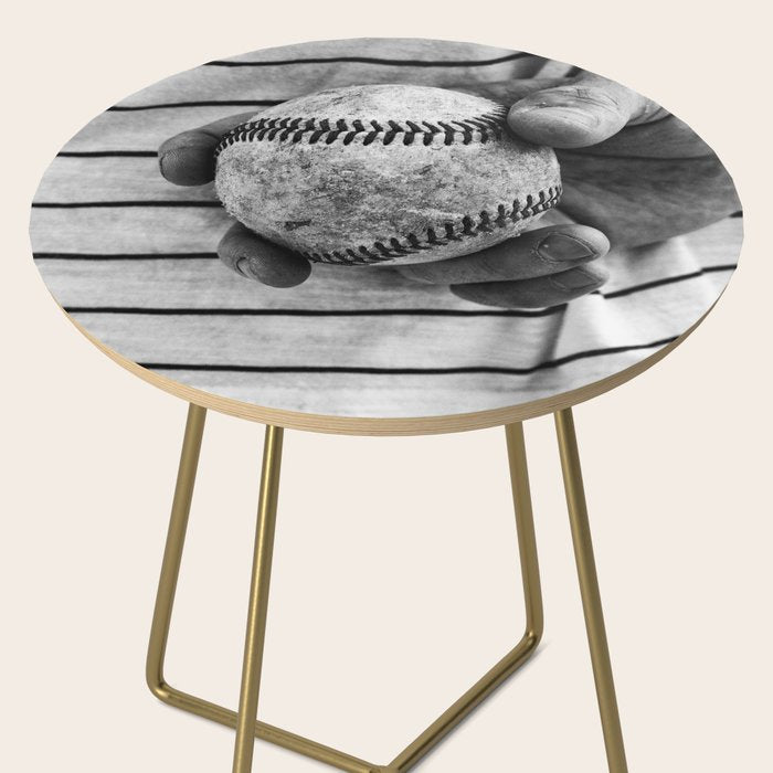 Grip on Vintage Baseball Side Table Gallery Image 2