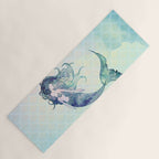 Watercolor Mermaid Yoga Mat Gallery Image 1