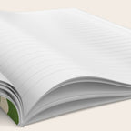 Olive Green Leaves: Mid Century Edition Notebook Gallery Image 2