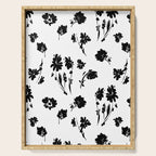 Brushstrokes meadow flowers BN Serving Tray Gallery Image 1