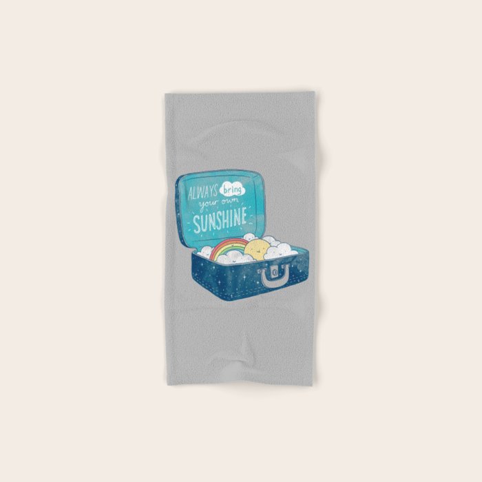 Always bring your own sunshine Bath Towel Gallery Image 1