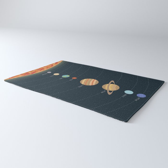 Solar system illustration Rug Gallery Image 3