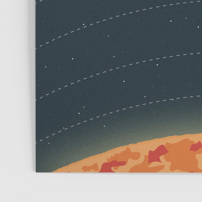 Solar system illustration Poster Gallery Image 3