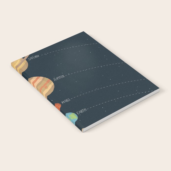 Solar system illustration Notebook Gallery Image 2