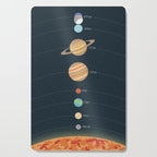 Solar system illustration Cutting Board Gallery Image 1