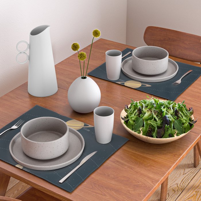 Solar system illustration Placemat Gallery Image 2