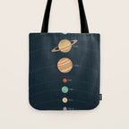 Solar system illustration Tote Bag Gallery Image 1