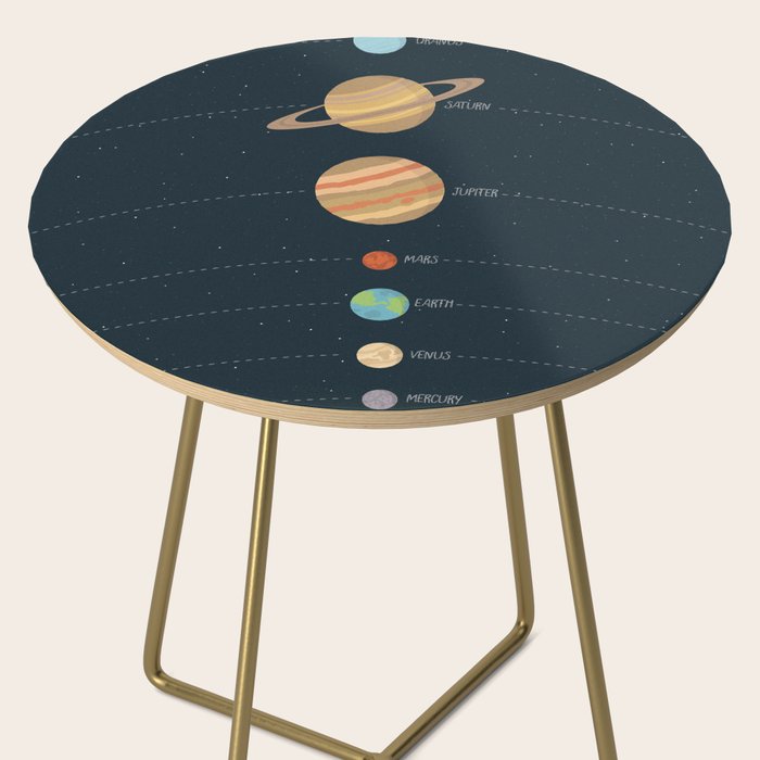 Solar system illustration Side Table Gallery Image 2
