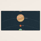 Solar system illustration Desk Mat Gallery Image 3