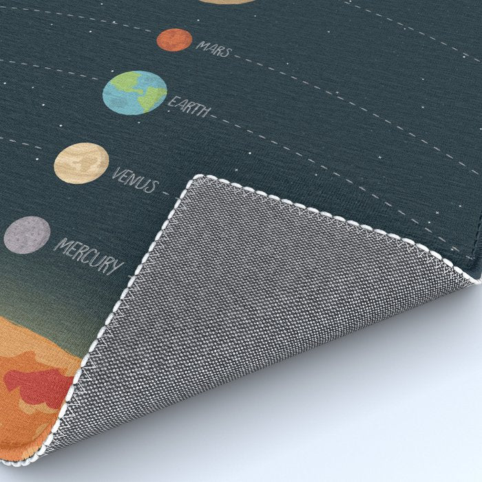 Solar system illustration Rug Gallery Image 4