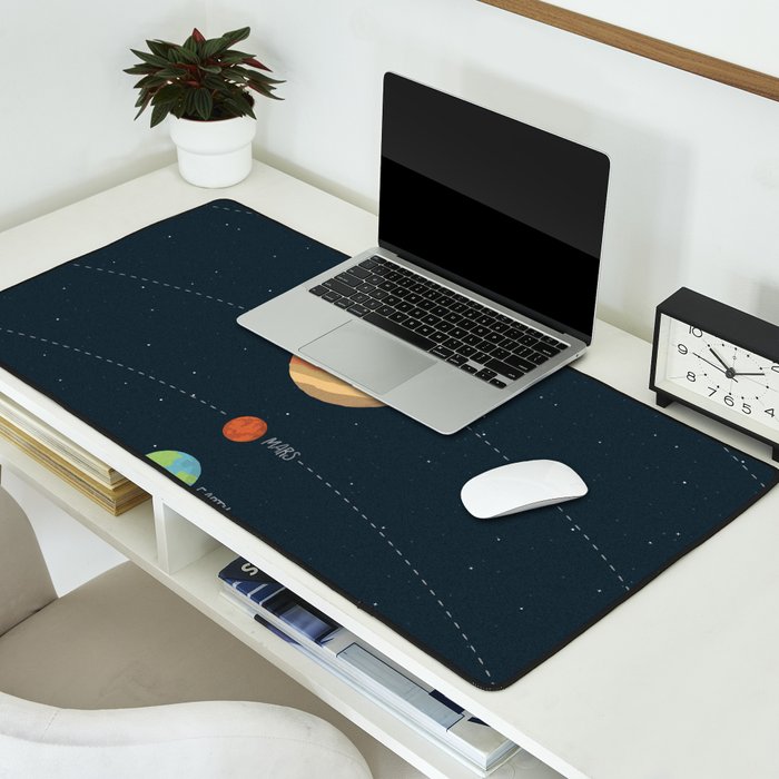 Solar system illustration Desk Mat Gallery Image 2