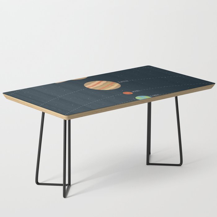 Solar system illustration Coffee Table Gallery Image 1