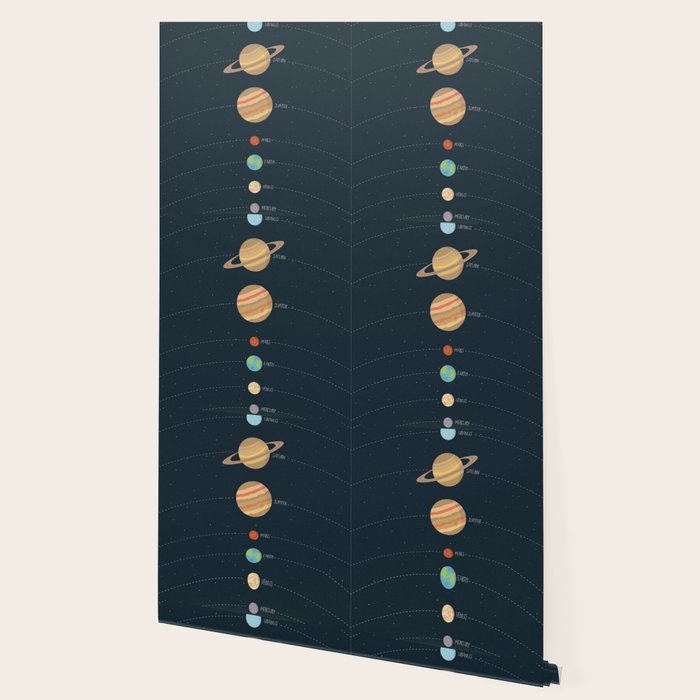 Solar system illustration Wallpaper Gallery Image 2