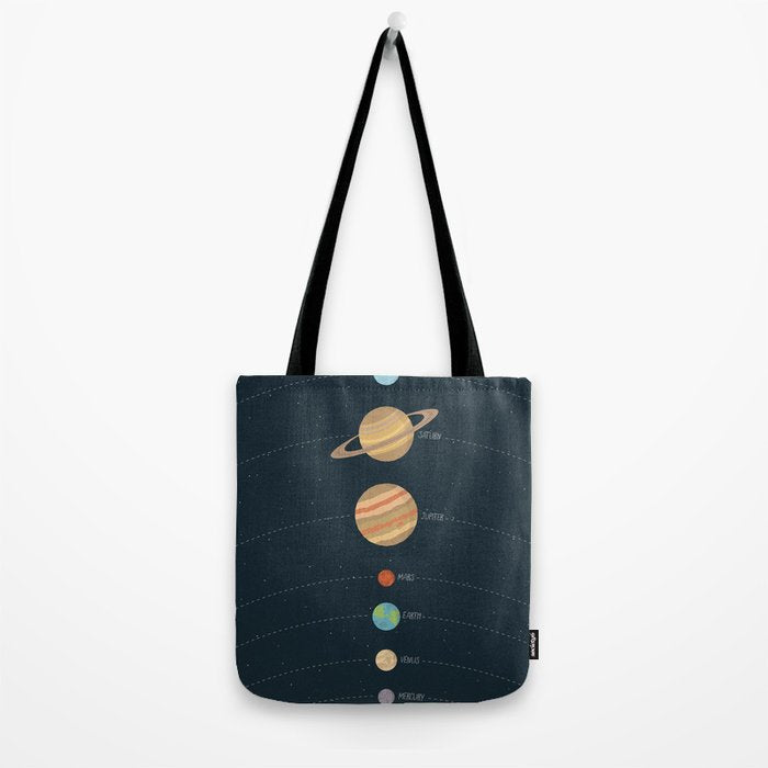 Solar system illustration Tote Bag Gallery Image 2