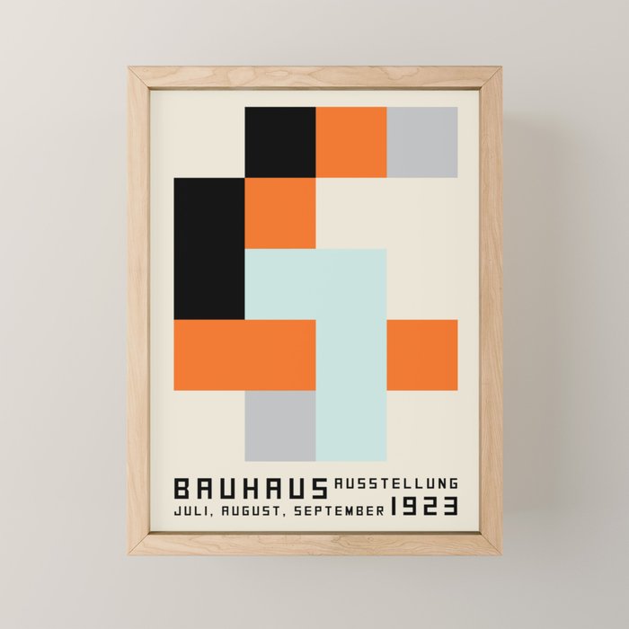 Vintage poster-Bauhaus 1923/3. Mini Art Print Gallery Image 1