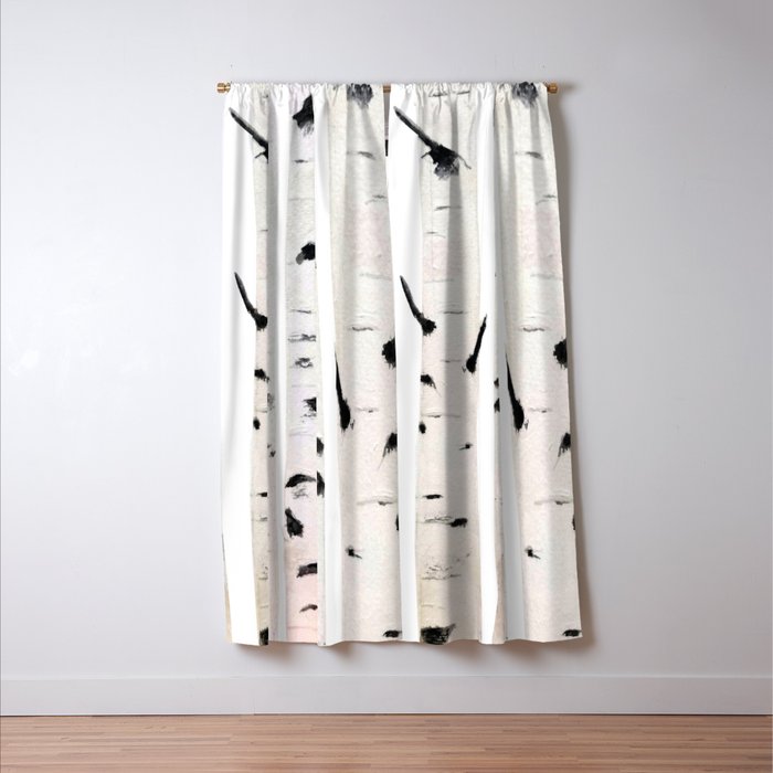 birch horizontal Window Curtain Gallery Image 3