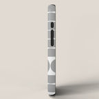 Mid Century Modern Geometric 04 Grey iPhone Case Gallery Image 2