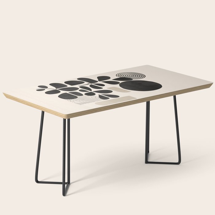 Modern Botanicals - Abstract Minimalist Shapes Coffee Table Gallery Image 1