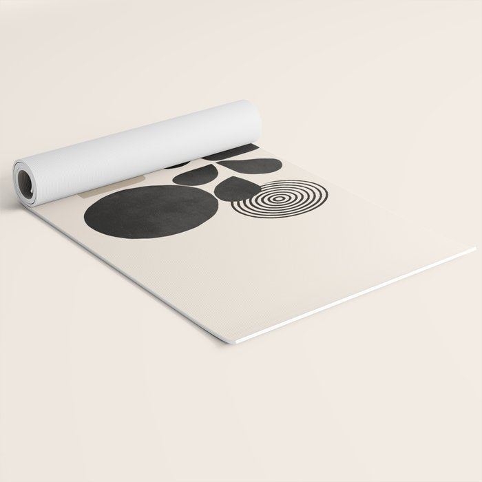 Modern Botanicals - Abstract Minimalist Shapes Yoga Mat Gallery Image 2
