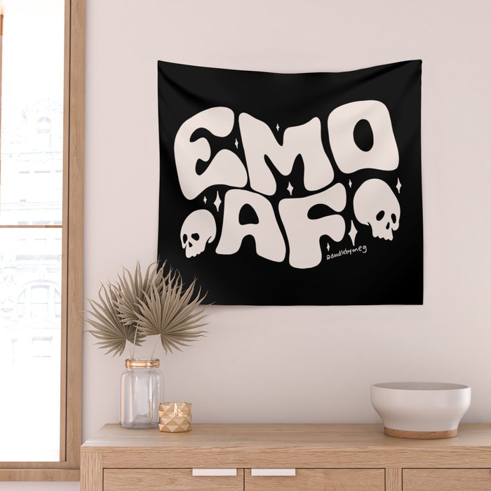Emo As Fuck Wall Tapestry Gallery Image 2