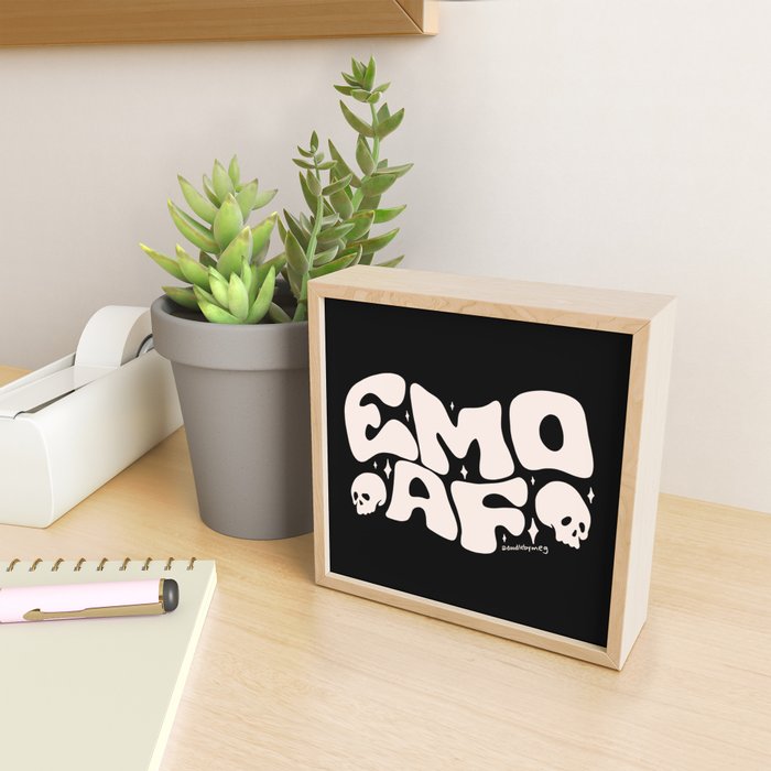 Emo As Fuck Mini Art Print Gallery Image 2