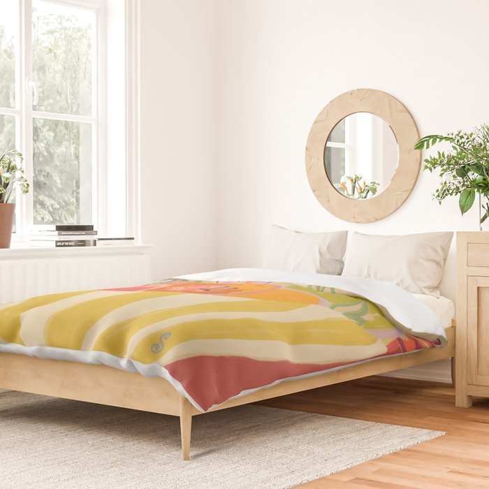 FRUIT AND FLOWER BOWL Duvet Cover Gallery Image 2