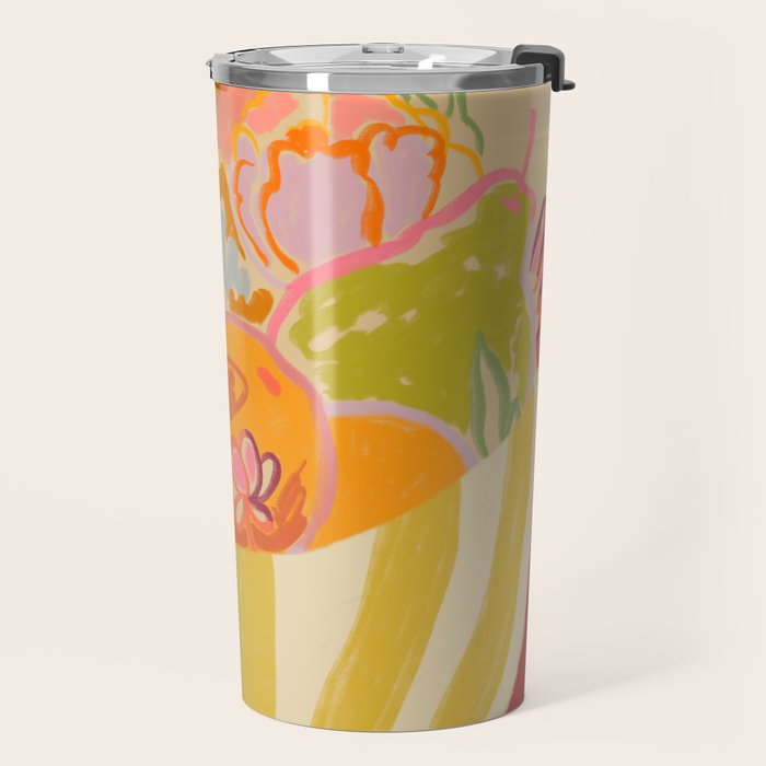 FRUIT AND FLOWER BOWL Travel Mug Gallery Image 2