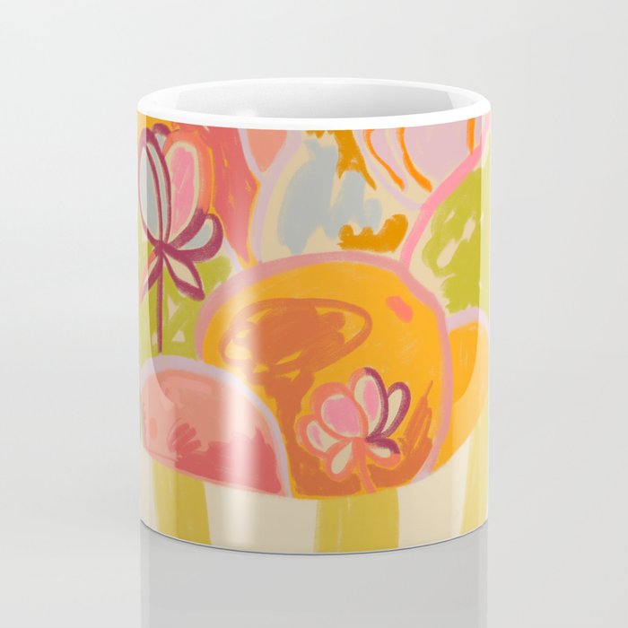 FRUIT AND FLOWER BOWL Coffee Mug Gallery Image 4