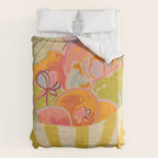 FRUIT AND FLOWER BOWL Duvet Cover Gallery Image 6