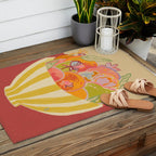 FRUIT AND FLOWER BOWL Outdoor Rug Gallery Image 2