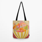 FRUIT AND FLOWER BOWL Tote Bag Gallery Image 2