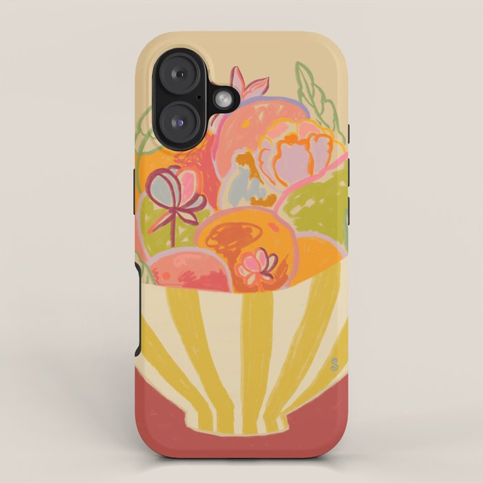 FRUIT AND FLOWER BOWL iPhone Case Gallery Image 1