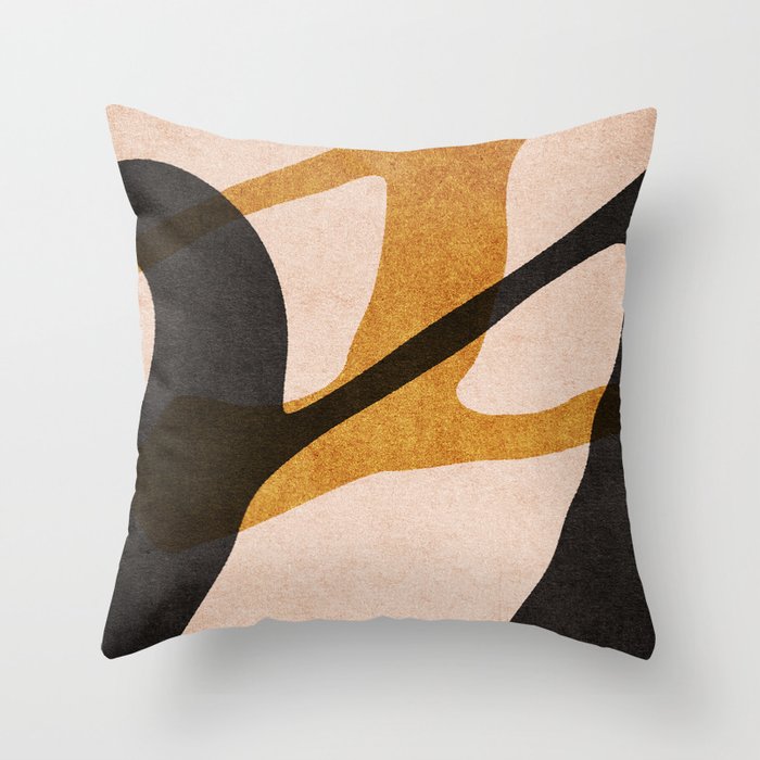 ABSTRACT ALPHABET / Script S Throw Pillow Gallery Image 6