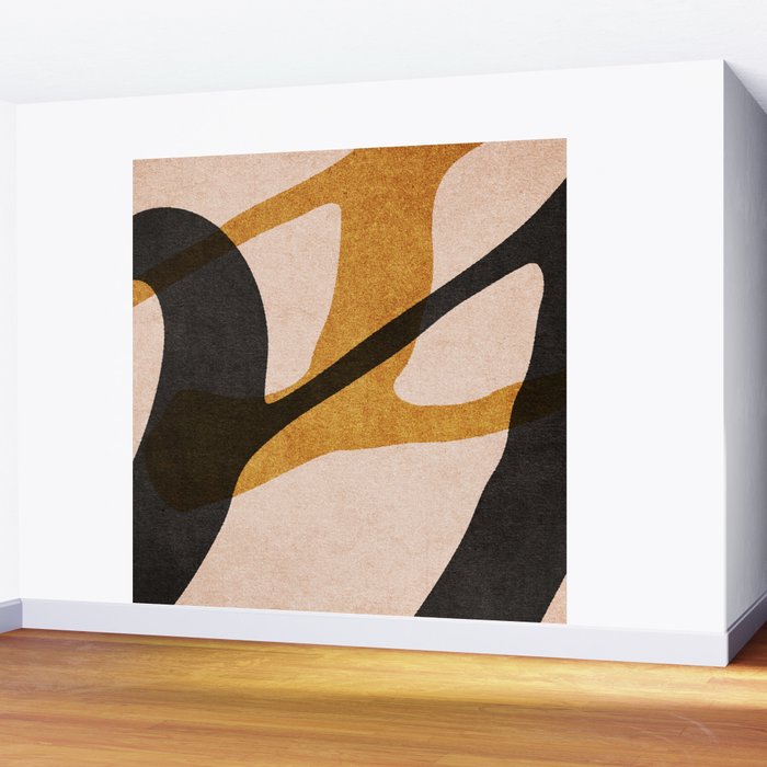 ABSTRACT ALPHABET / Script S Wall Mural Gallery Image 2