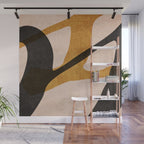 ABSTRACT ALPHABET / Script S Wall Mural Gallery Image 1