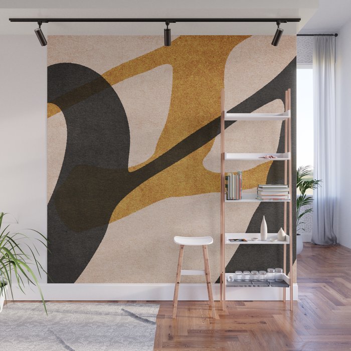 ABSTRACT ALPHABET / Script S Wall Mural Gallery Image 1