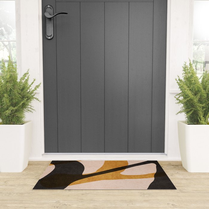 ABSTRACT ALPHABET / Script S Welcome Mat Gallery Image 3