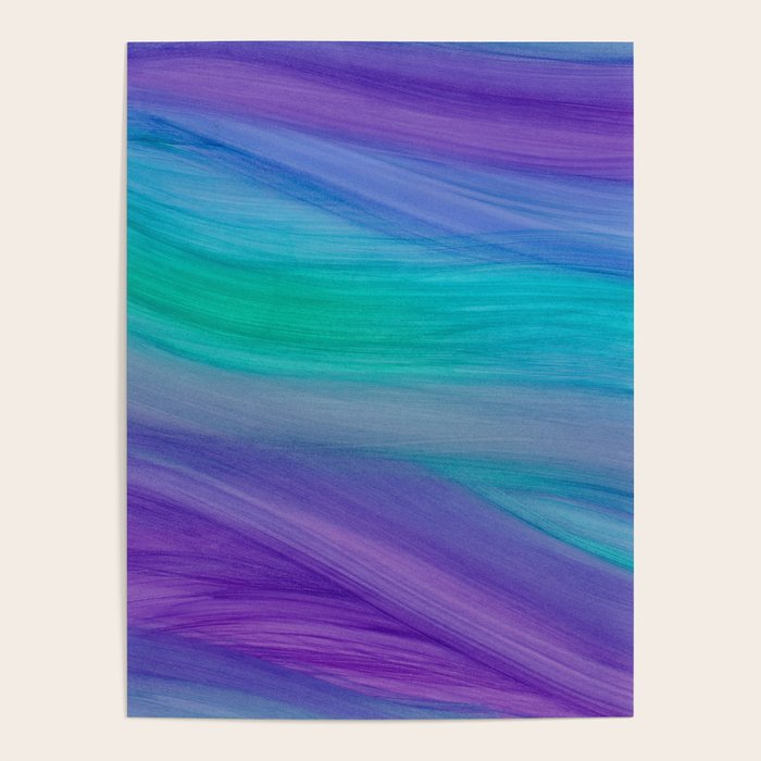 Mermaid Ocean Waves Poster Gallery Image 1