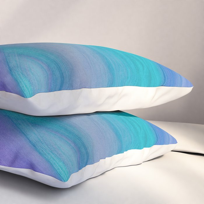 Mermaid Ocean Waves Pillow Sham Gallery Image 3