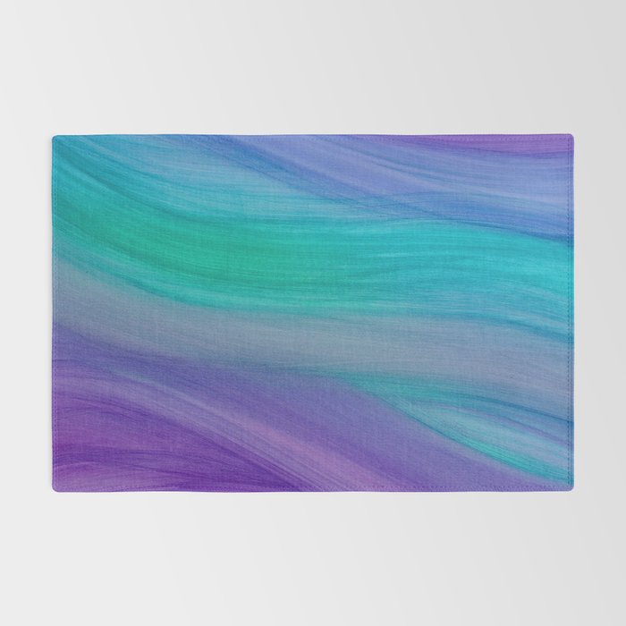 Mermaid Ocean Waves Rug Gallery Image 2