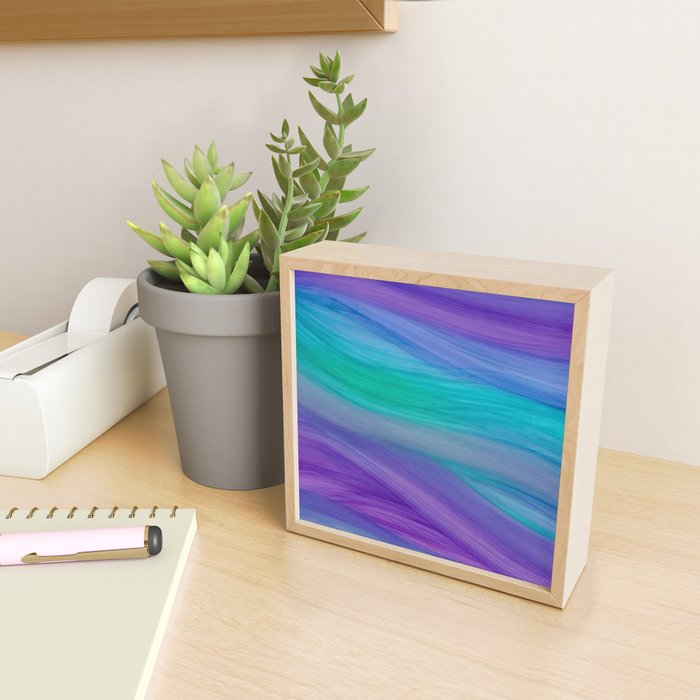 Mermaid Ocean Waves Mini Art Print Gallery Image 2