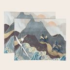 Metallic Waves Placemat Gallery Image 1